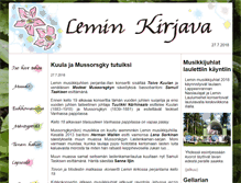 Tablet Screenshot of leminkirjava.fi